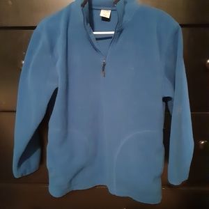 Boys large quarter zip pullover blue